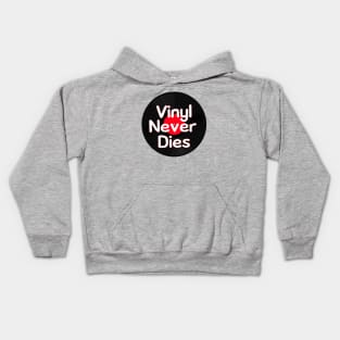 Vinyl Never Dies Kids Hoodie